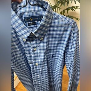 Set of 2 Men’s Ralph Lauren Slim Fit Polo buttoned shirts - L